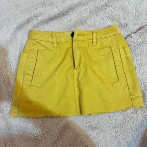Yellow Pacsun mini skirt